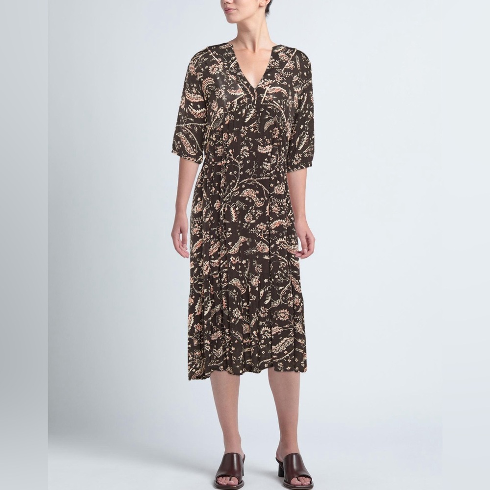 BA&SH Floral Black Lady Dress